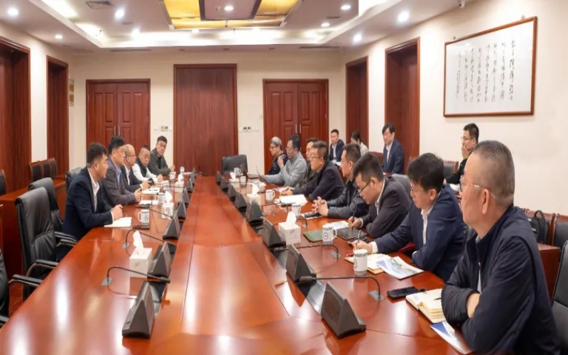 旋乐吧spin8集团调研组到融诚物产三门峡第四方平台调研领导工作